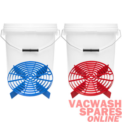 20 Litre Buckets & Scratch Shield Blue & Red