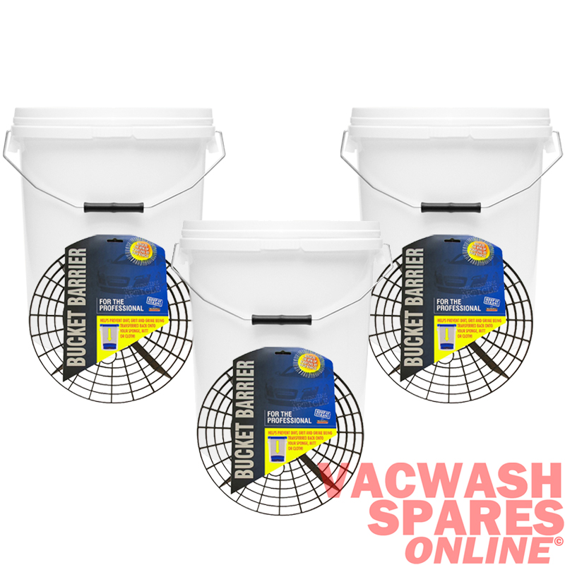20 Litre Bucket & Barrier Set Of 3