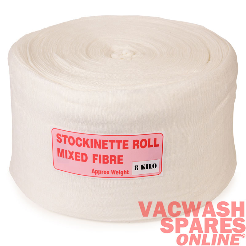 Mixed Fibre White Polishing Cloth Roll 8Kilo