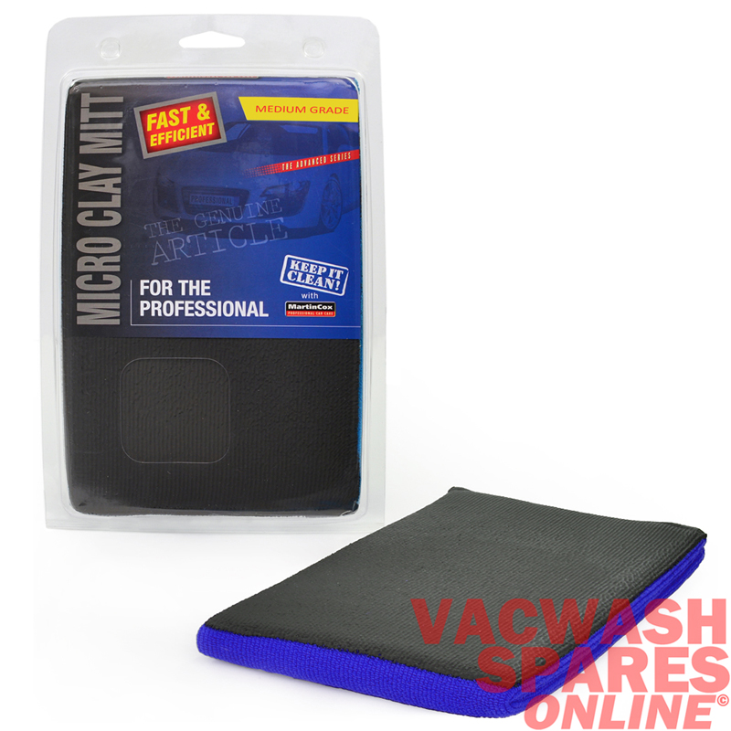 Royal Blue Medium Grade Clay Mitt