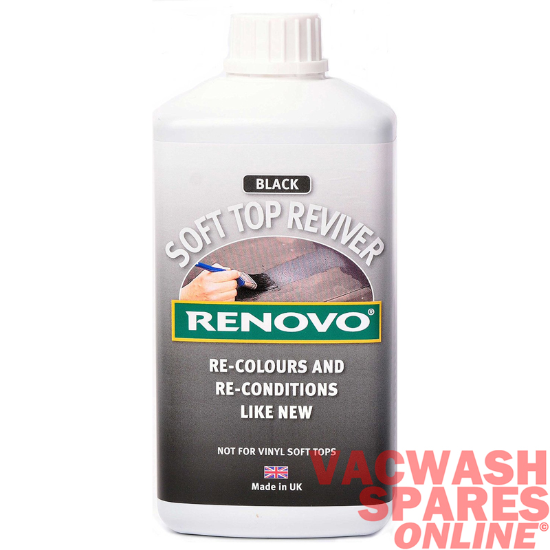Renovo Black Soft Top Reviver 1 Litre