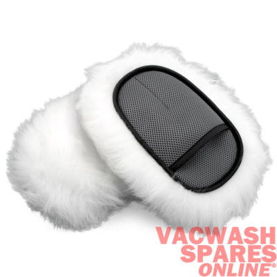 White Merino Wash Mitt